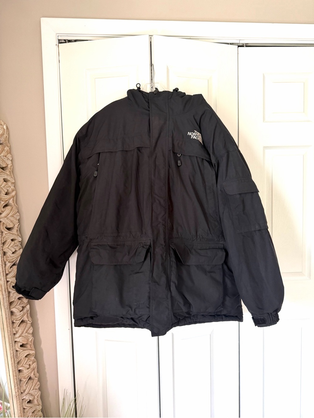 Vintage The North Face McMurdo Parka Jacket Black Mens XXL Goose Down Coat 2006